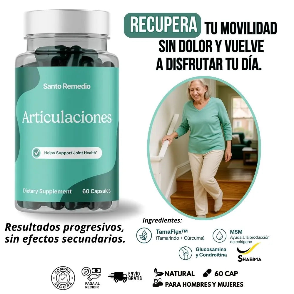 Santo Remedio Articulaciones x 60 caps