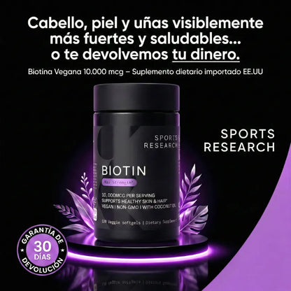SUPLEMENTO DE BIOTINA SPORTS RESEARCH