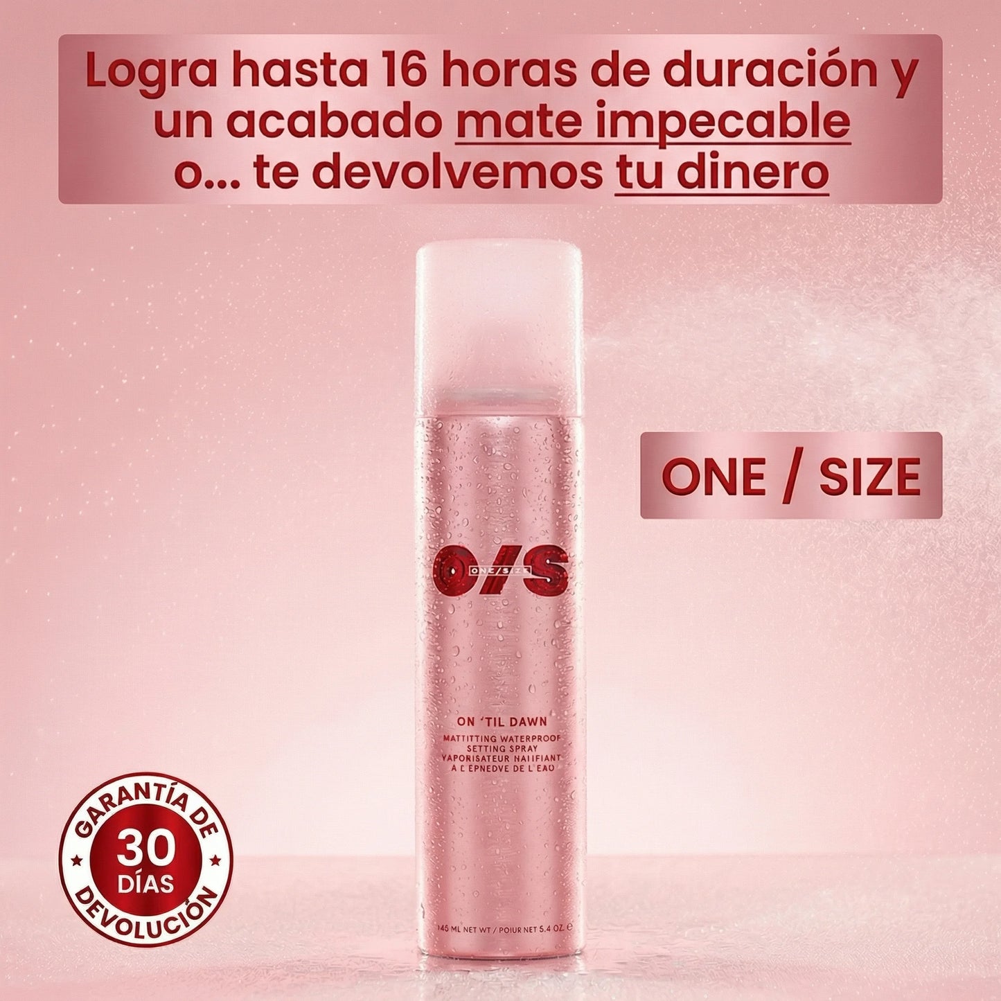 SPRAY MATIFICANTE FIJADOR DE MAQUILLAJE