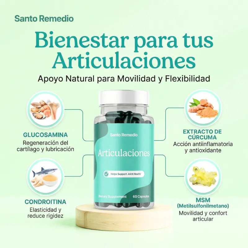 Santo Remedio Articulaciones x 60 caps