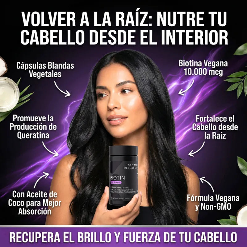 SUPLEMENTO DE BIOTINA SPORTS RESEARCH