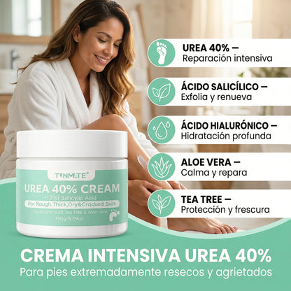 Tratamiento intensivo con CREMA UREA AL 40% - MANOS Y PIES