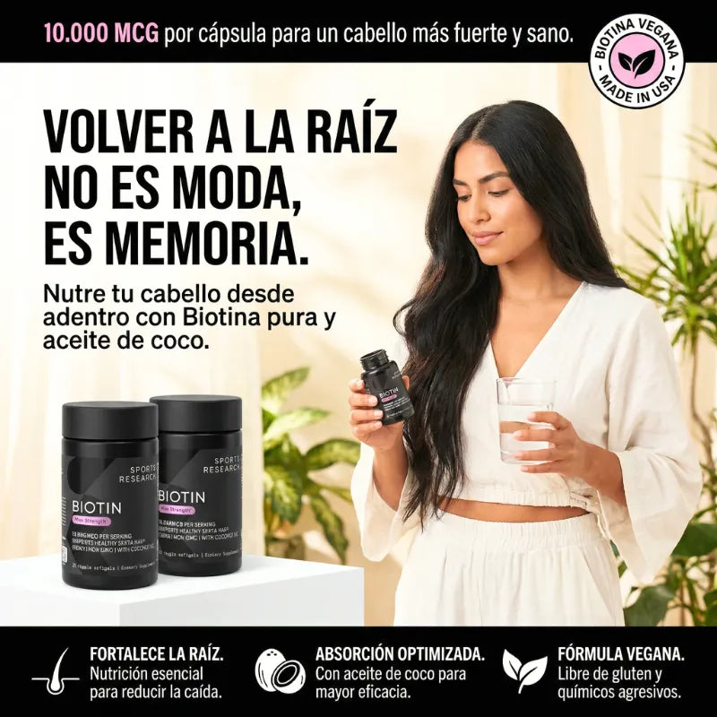 SUPLEMENTO DE BIOTINA SPORTS RESEARCH