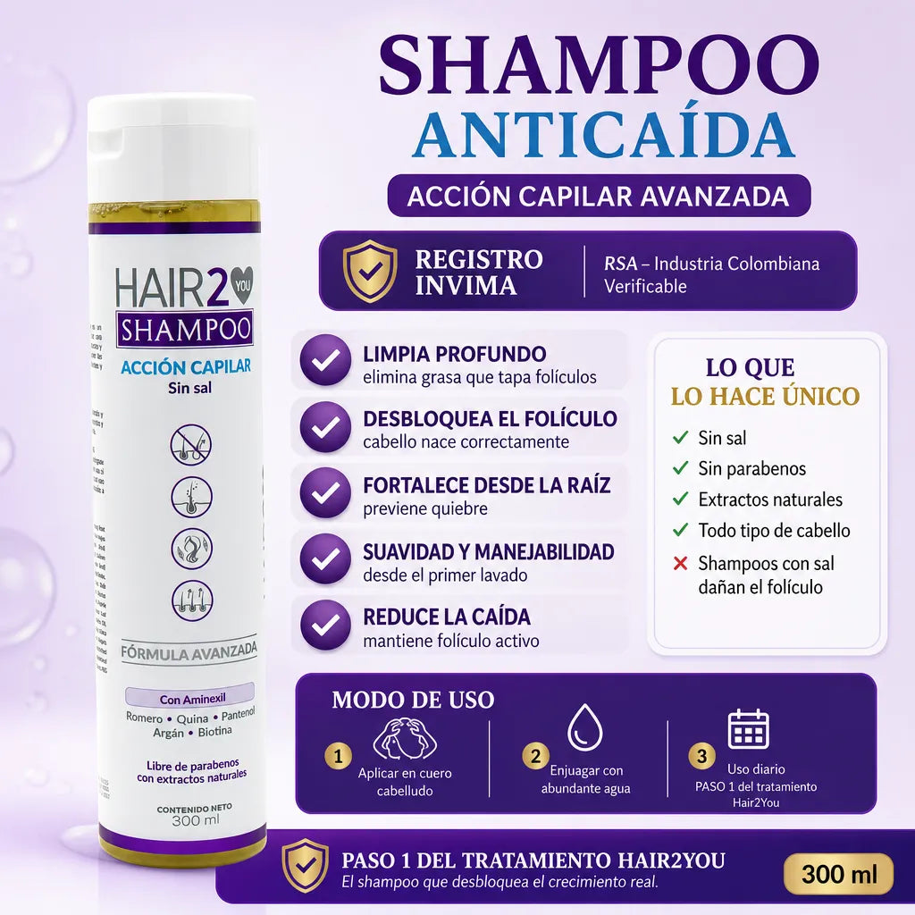 1. Shampoo Anticaida + Tratamiento