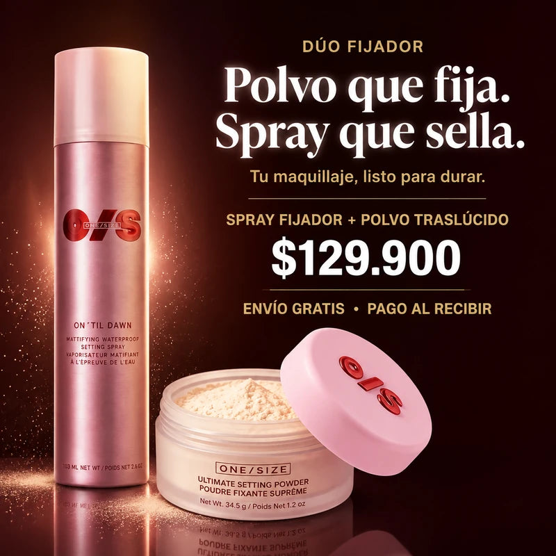 Dúo fijador + polvo translúcido