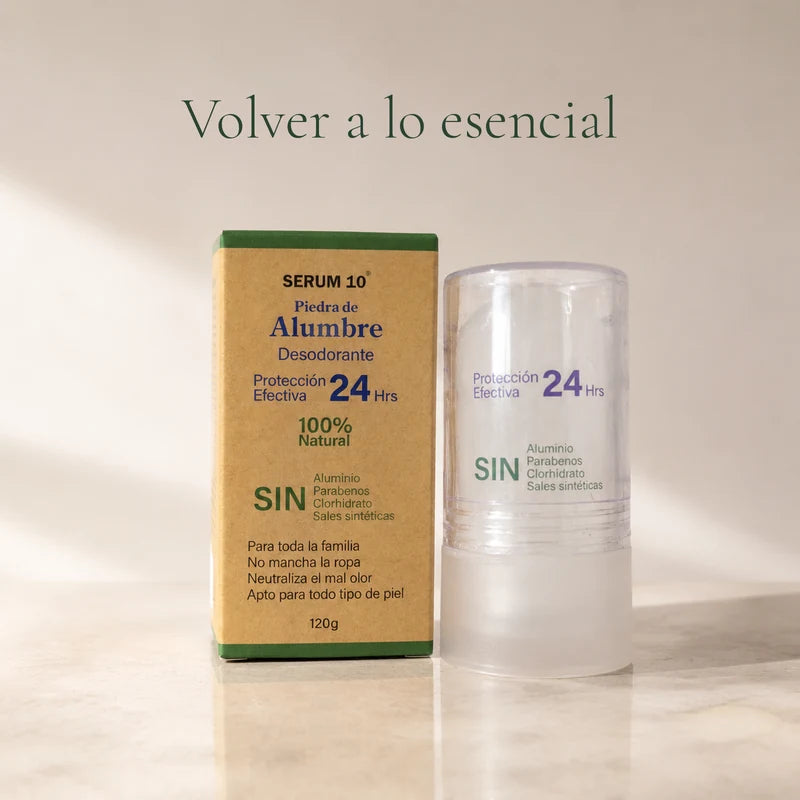 Piedra de Alumbre Shabima con caja — Volver a lo esencial