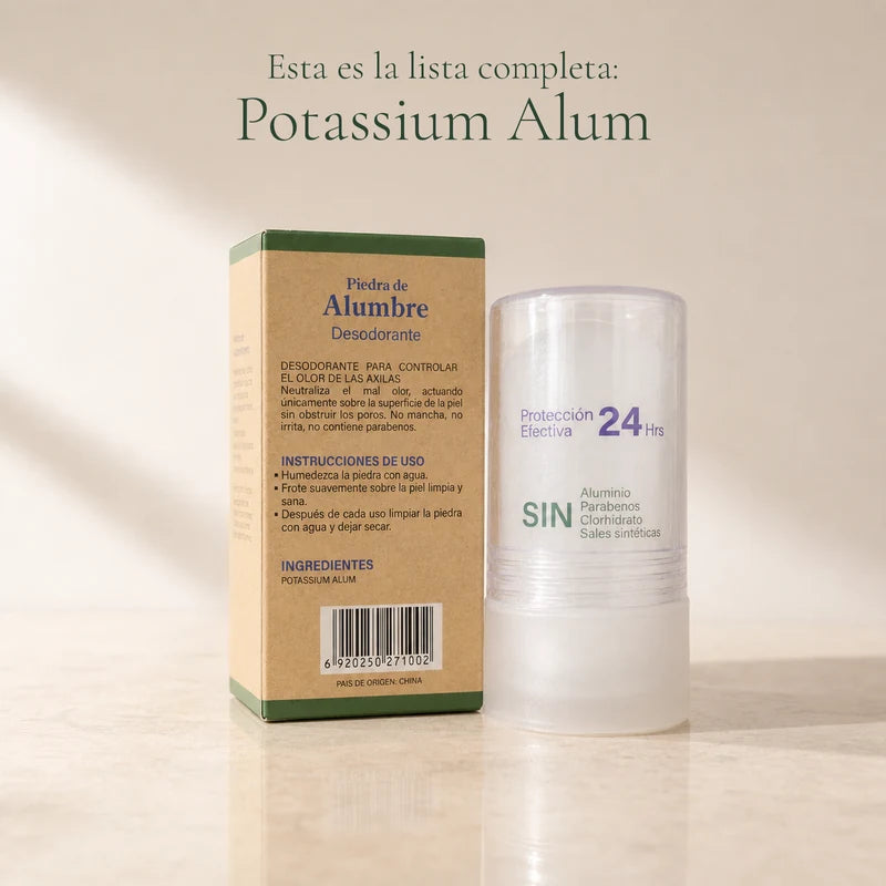 Piedra de Alumbre Shabima — Potassium Alum