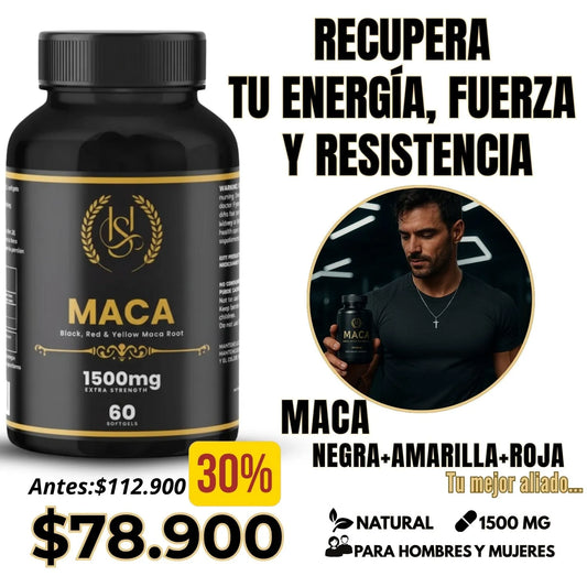 Maca Negra En Softgels